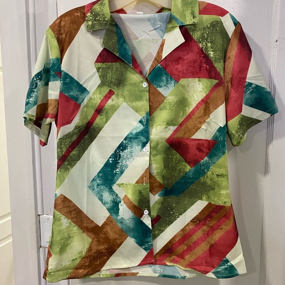 Color block blouse - Picture 2 of 3